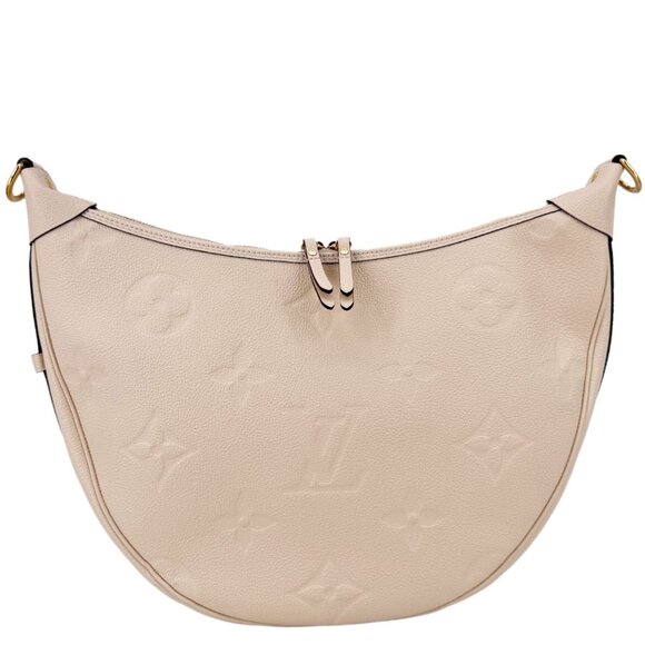 Louis Vuitton  Loop Giant Monogram Empreinte Hobo Shoulder Bag Creme - Picture 4 of 15